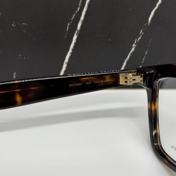 NEW BOTTEGA VENETA BV1096O 002 CAT EYE HAVANA WOMEN EYEGLASSES - Picture 9 of 11
